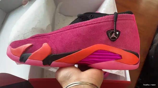 Cheap Husky Pink Retro DH4121-600 Jordan (W) 14 Low Shocking 0512
